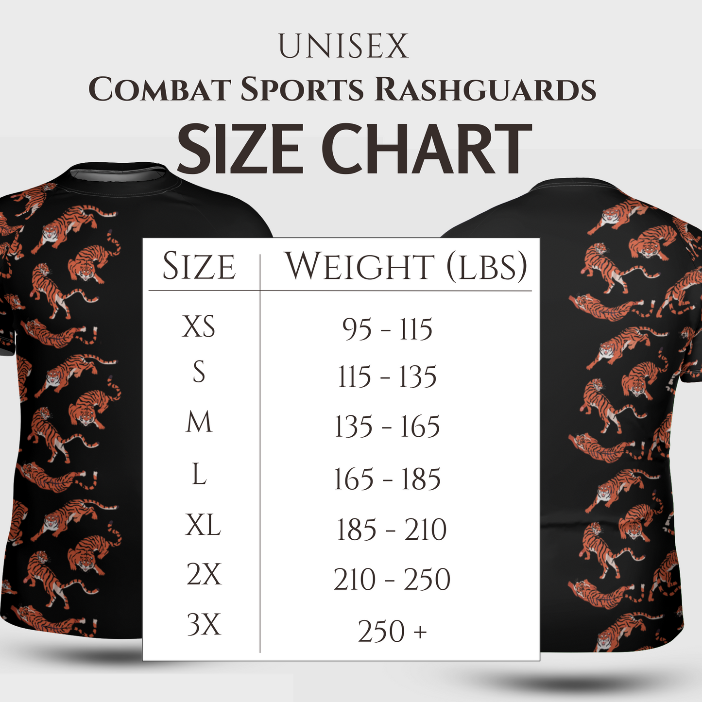 Tiger style combat sport rashguard | short sleeve jiu-jitsu rashguard